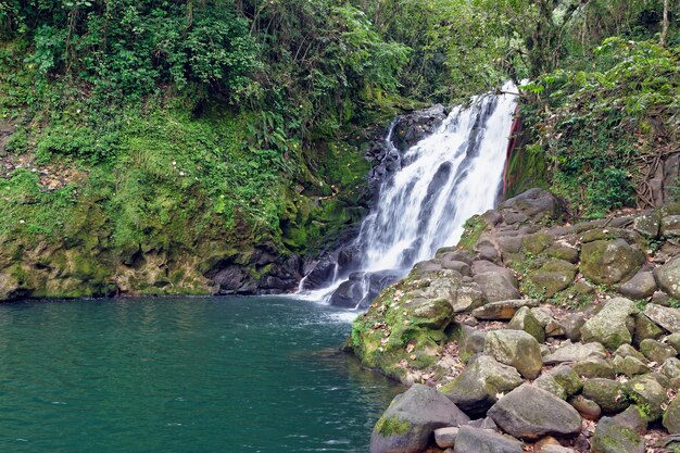 Cascata Cascada De Texolo a Xico, Messico