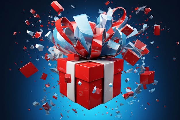 Celebrazione del Boxing Day con un regalo