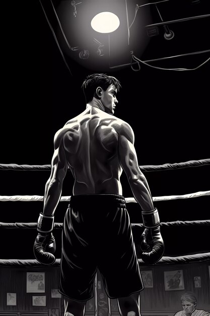 Celebrazione del giorno della boxe in stile arte digitale