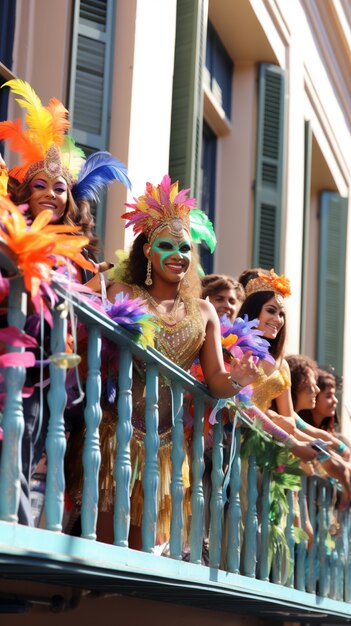 Celebrazione del Mardi Gras a New Orleans