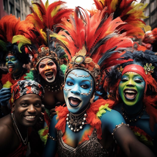 Celebrazione del Mardi Gras a New Orleans