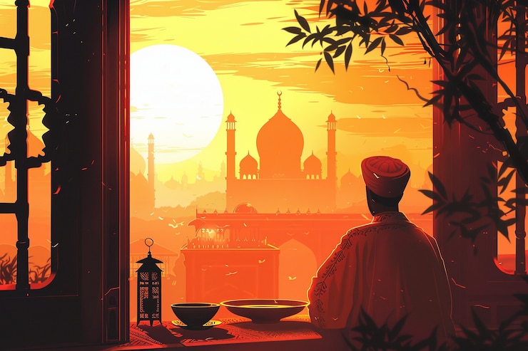 Foto gratuito celebrazione del ramadan arte digitale