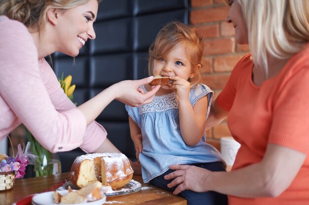 Celebrazione del tempo di Pasqua con la famiglia