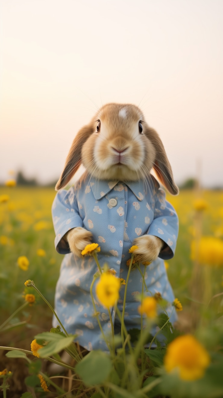 Foto gratuito celebrazione di pasqua con il coniglietto