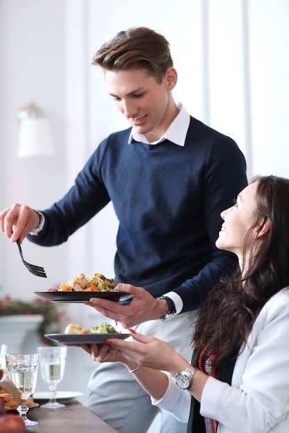 Cena di Natale in famiglia