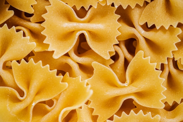 Chiuda in su della pasta di bowtie