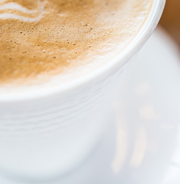 Chiuda sul caffè del latte