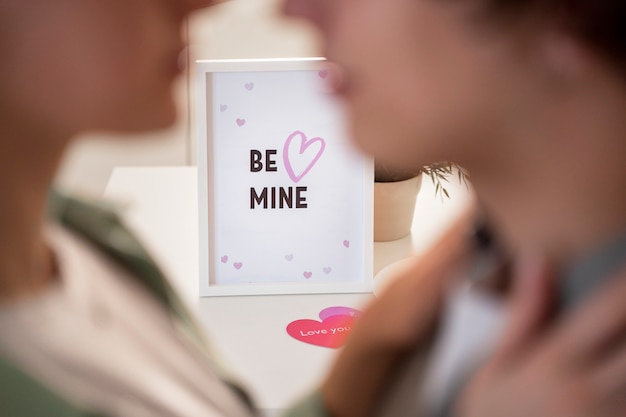 Chiuda sul concetto di celebrazione di san valentino