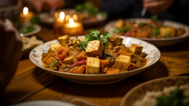 Cibo delizioso sul tavolo