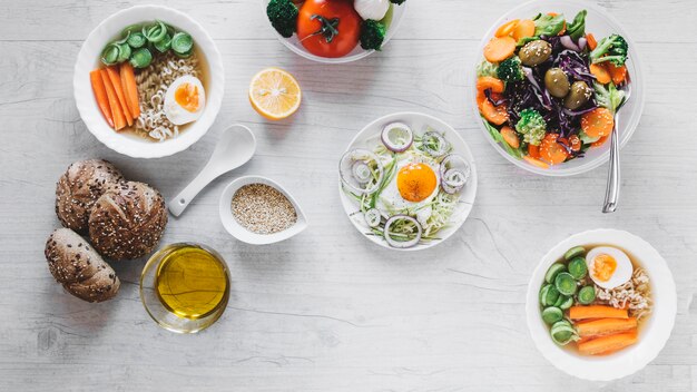 Cibo gustoso per pranzo