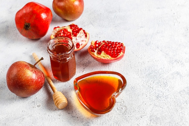 Cibo tradizionale del capodanno ebraico - Rosh Hashana.