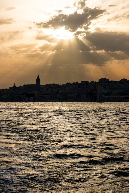 Cielo nuvoloso a Istanbul Turchia