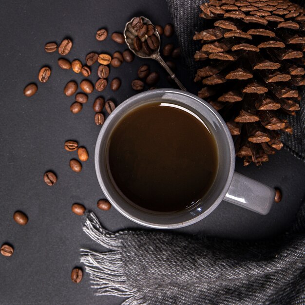 Cioccolata calda in primo piano