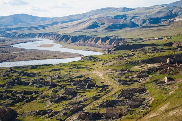 Città antica di Uplistsikhe in Georgia