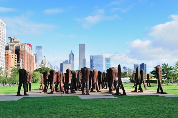 Città del centro di Chicago