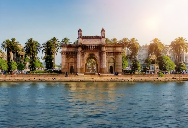 Città di Mumbai con testo