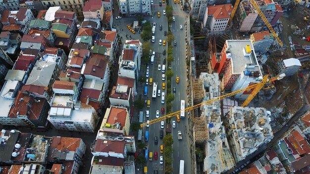 Cityscape Istanbul, Turchia. Foto dalla vista dall'alto