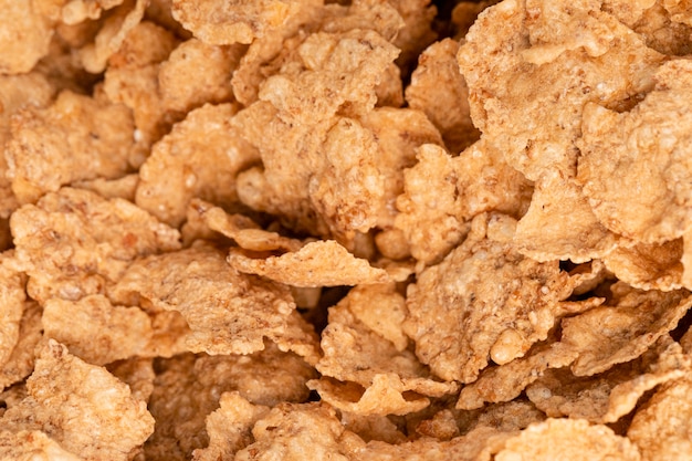 Close-up corn flakes