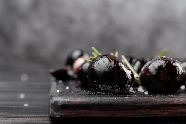 Close-up di castagne al forno