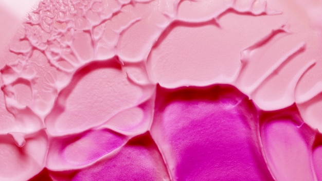 Close-up di pesca liscia e superficie di design di colore rosa