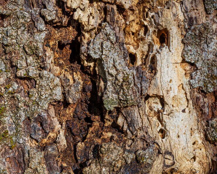 Foto gratuito close up struttura ad albero