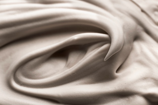 Close up texture di crema
