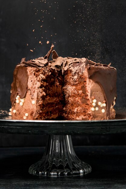 Close-up torta al cioccolato