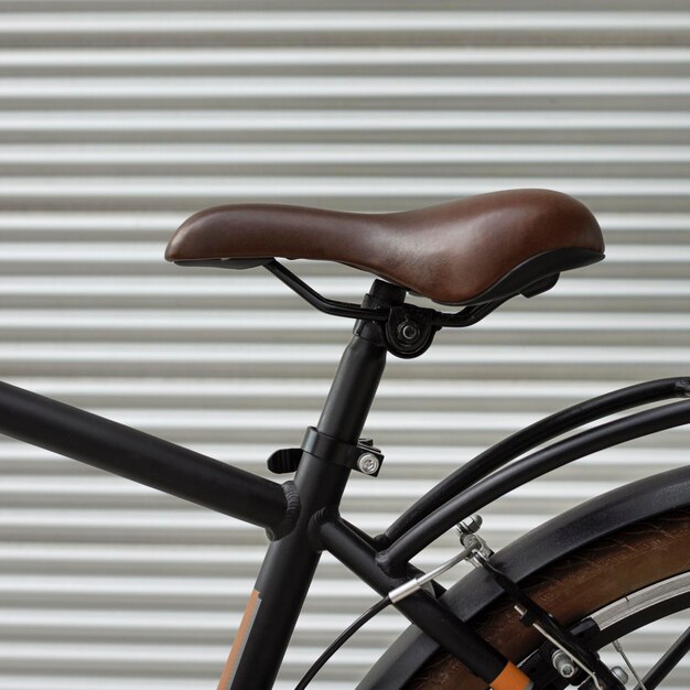 Close-up vintage sedile per bicicletta