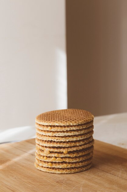 Colazione con waffle