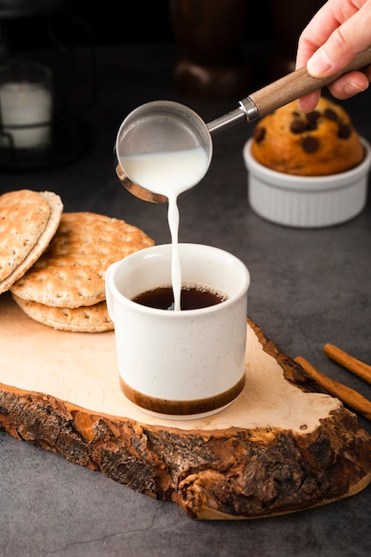 Colazione dolce e caffè