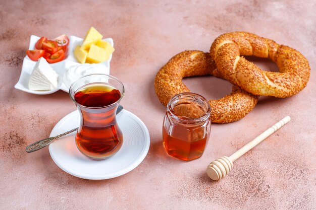 Colazione tradizionale turca.