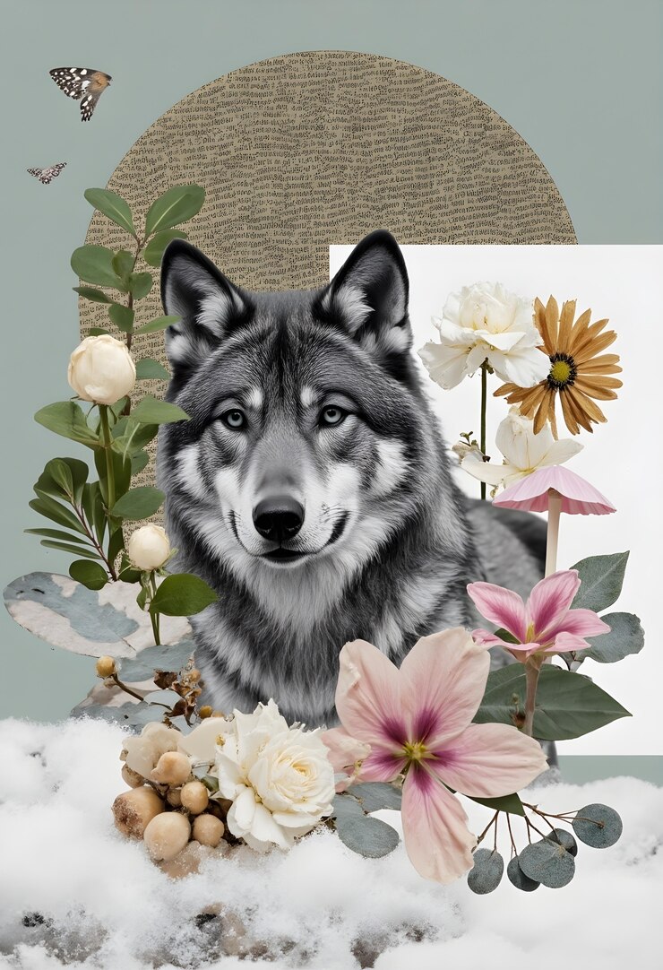 Foto gratuito collage animale naturale