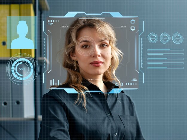 Collage per il riconoscimento facciale e l'identificazione personale