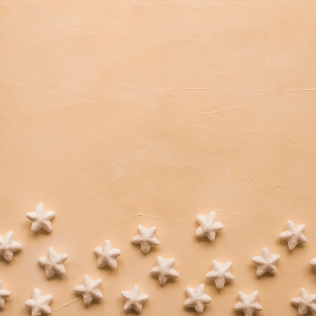 Collezione di stelle bianche decorative