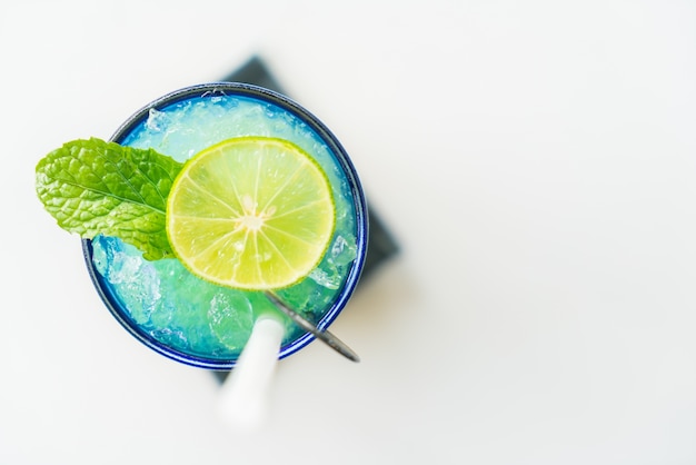 Colorful mocktail limone