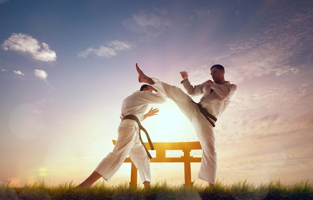 Combattenti di karate