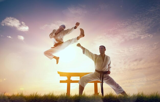 Combattenti di karate