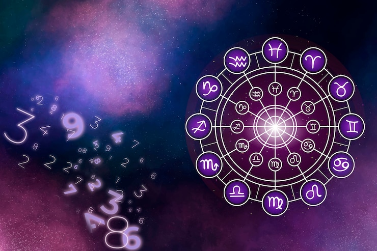 Foto gratuito composizione del concetto di numerologia