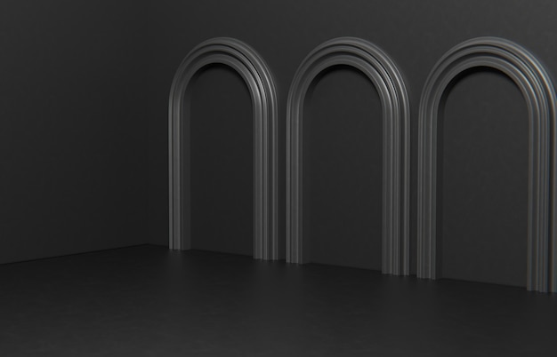 Composizione della scena minimalista per la presentazione del prodotto