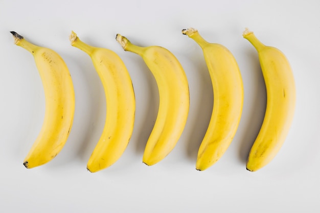 Composizione di banane mature