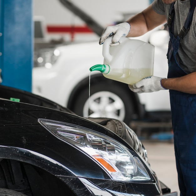 Composizione di meccanica dell&#39;automobile moderna