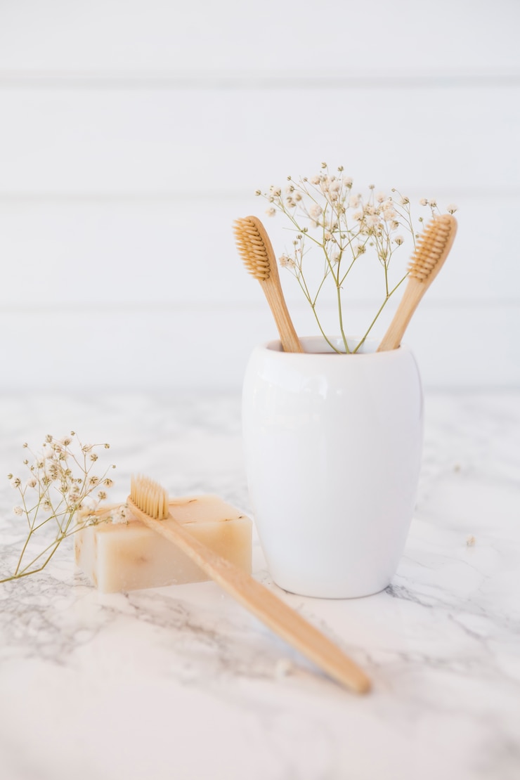 Foto gratuito composizione di oggetti da bagno o spa