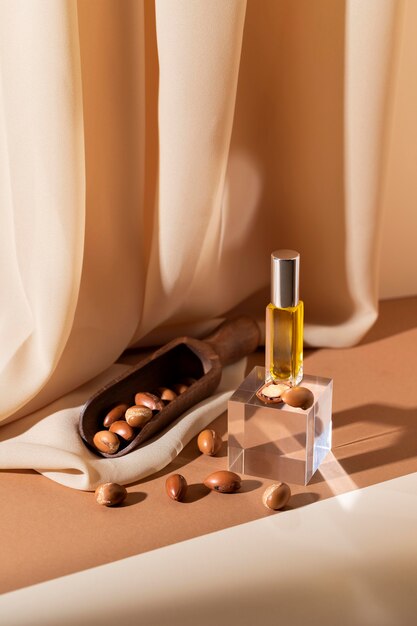 Composizione di olio di argan naturale