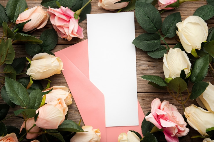 Foto gratuito composizione romantica