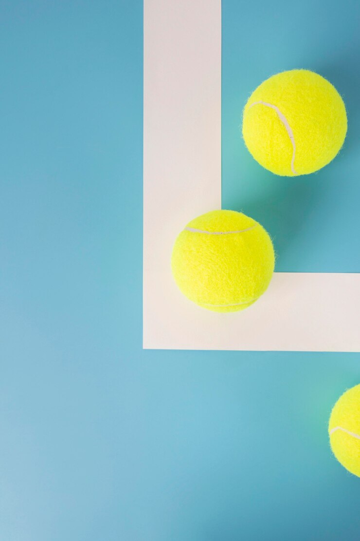 Foto gratuito composizione sportiva in stile minimal