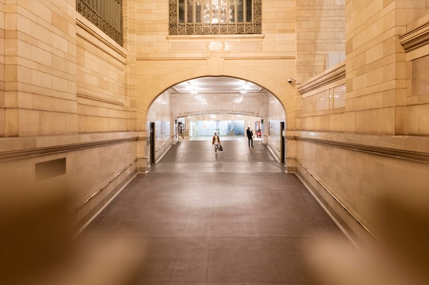 Concetto di censimento fotografato in un edificio cittadino