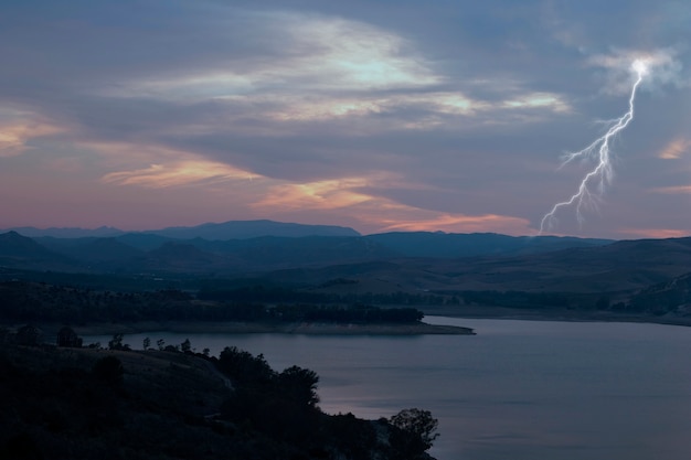 Concetto di collage di effetti meteorologici