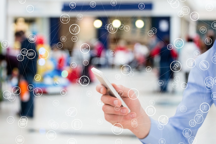 Foto gratuito concetto di connessione di rete