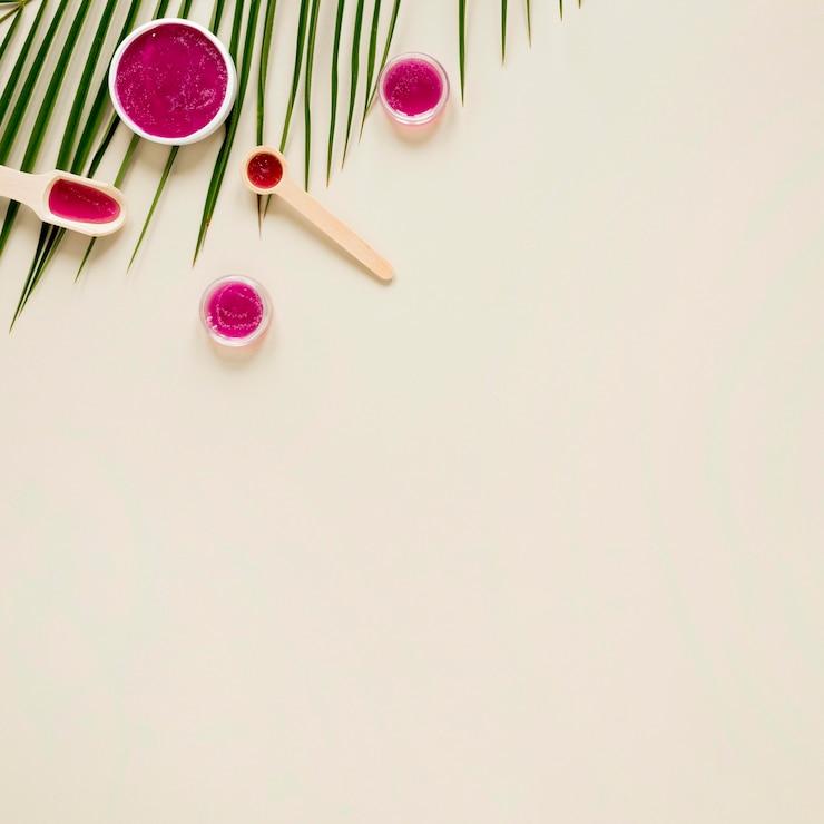 Foto gratuito concetto di cosmetici naturali con spazio di copia