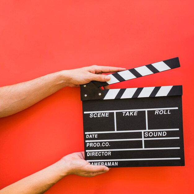 Concetto di dirigenza con clapperboard